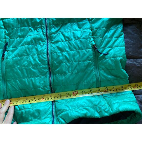 The North Face womens quilted insulated zip jacket green sz M puffer lightweight - Picture 4 of 7
